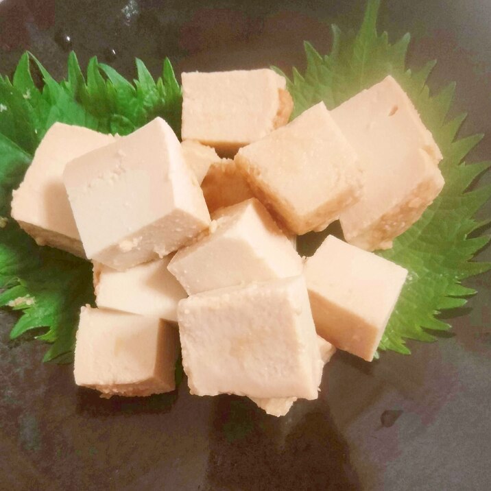 木綿豆腐のニンニク味噌漬け